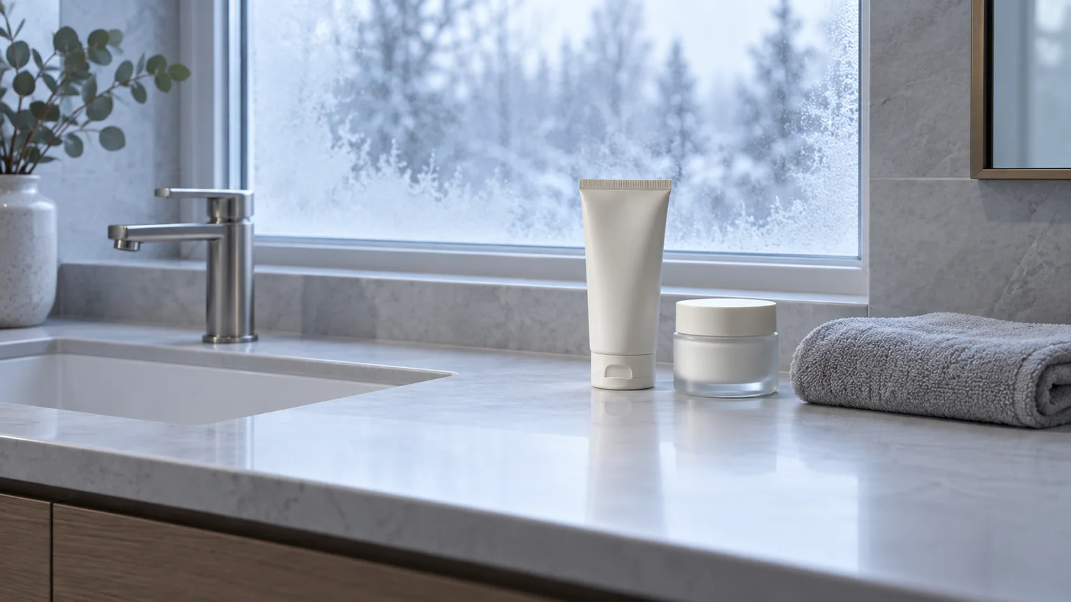 The winter sink routine I can repeat when skin is tired